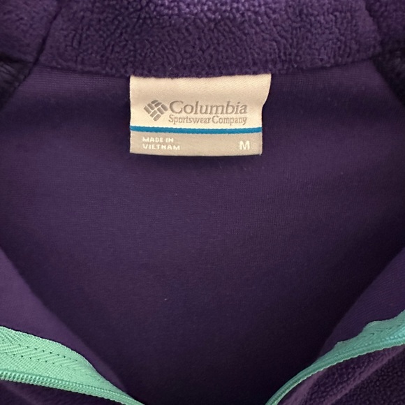 Columbia Fleece Quarter Zip Jacket Women’s Medium - Picture 2 of 7